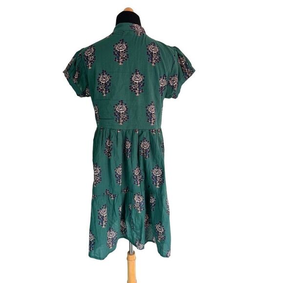 PERRY WALKER COLLECTIVE GREEN DRESS SIZE 2 - Picture 8 of 11